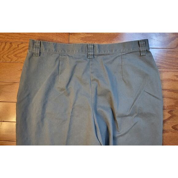 LEE Riders Size 16M Casual High-Rise Olive Chino Jeans Size - Picture 5 of 13
